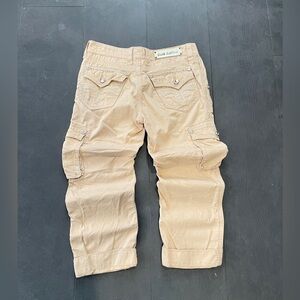 Rock Revival Women's Sand-Colored Cargo Pants, Size 29
